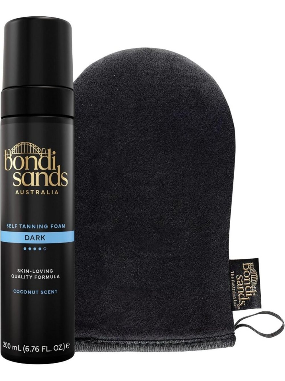 Self Tanning Foam with Application Mitt | Natural Glow, Easy Application